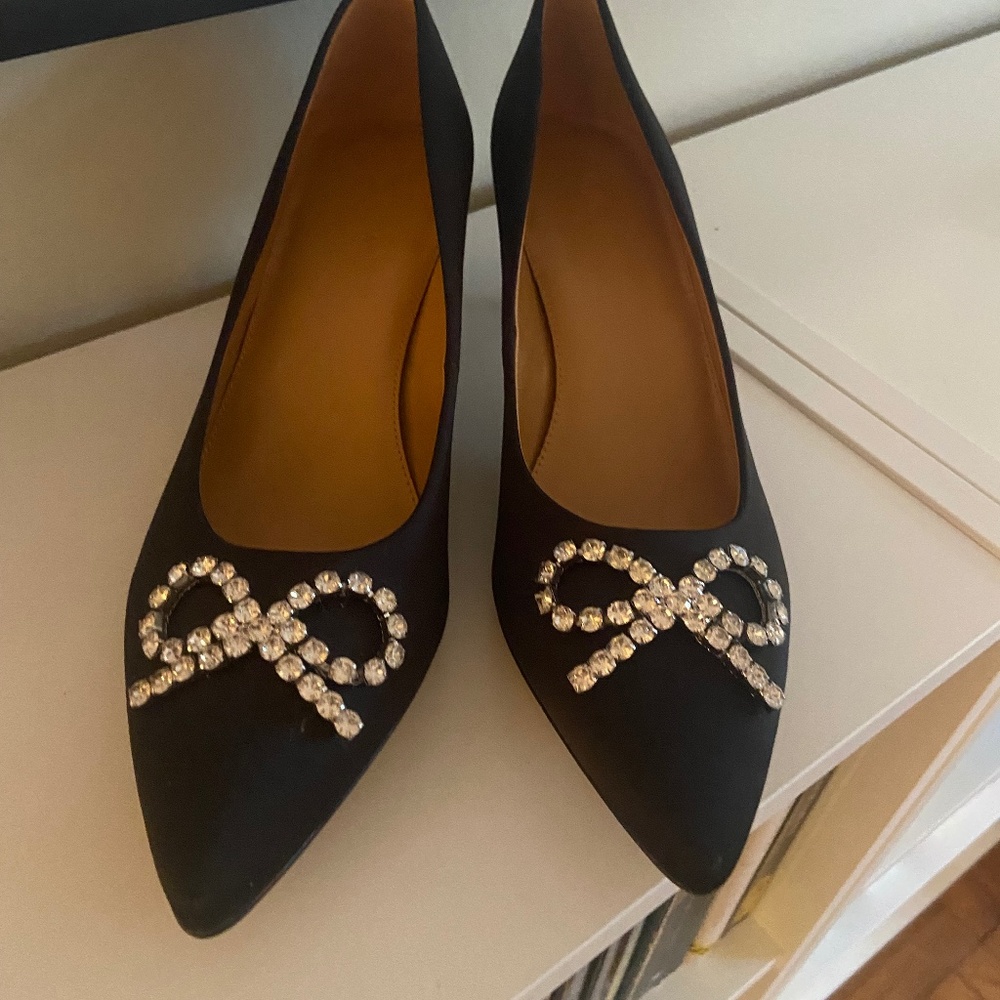 NWT Jcrew embellished kitten heels